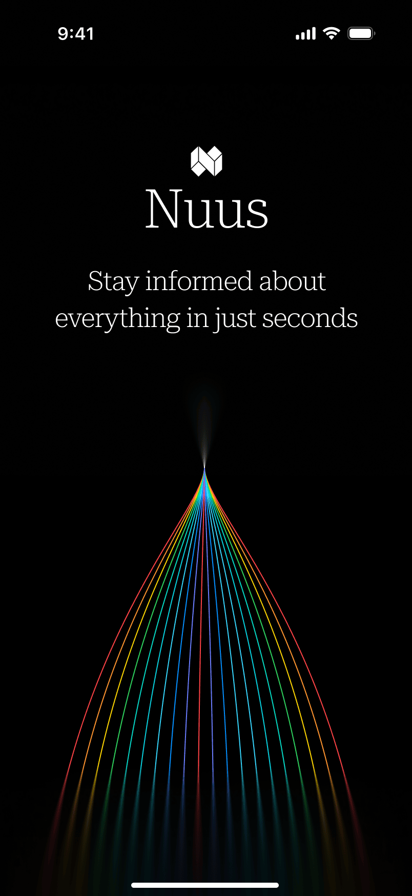 Nuus app — onboarding